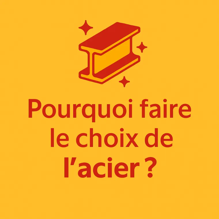 Pourquoi faire le choix de l’acier ?