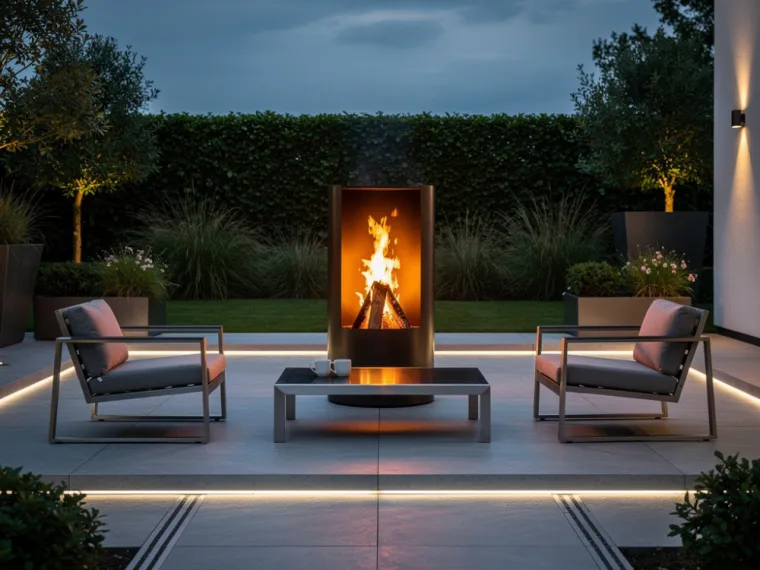 Création de mobilier outdoor en acier pour jardin ou terrasse