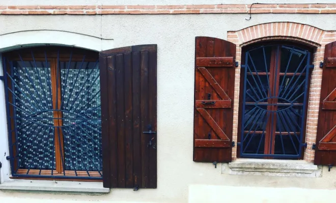 Fabrication & pose de grille en acier thermolaqué à Beaumont de Lomagne