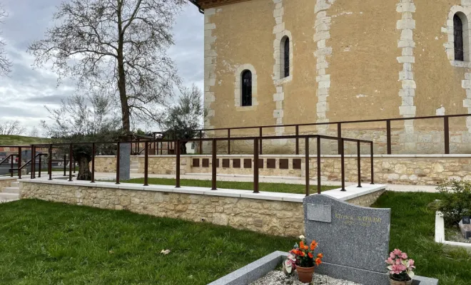 Garde-corps en acier thermolaqué à Asques