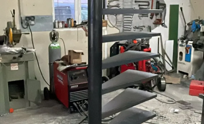 Création gabarit de montage pour un escalier hélicoïdal