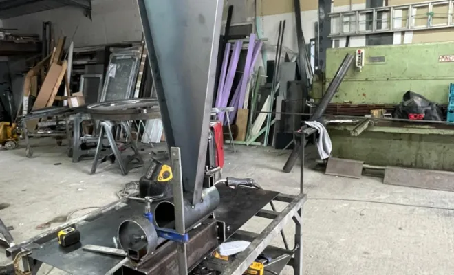 Création gabarit de montage pour un escalier hélicoïdal